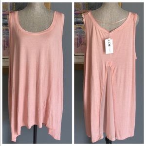 Cable & Gauge Mesh Back Top